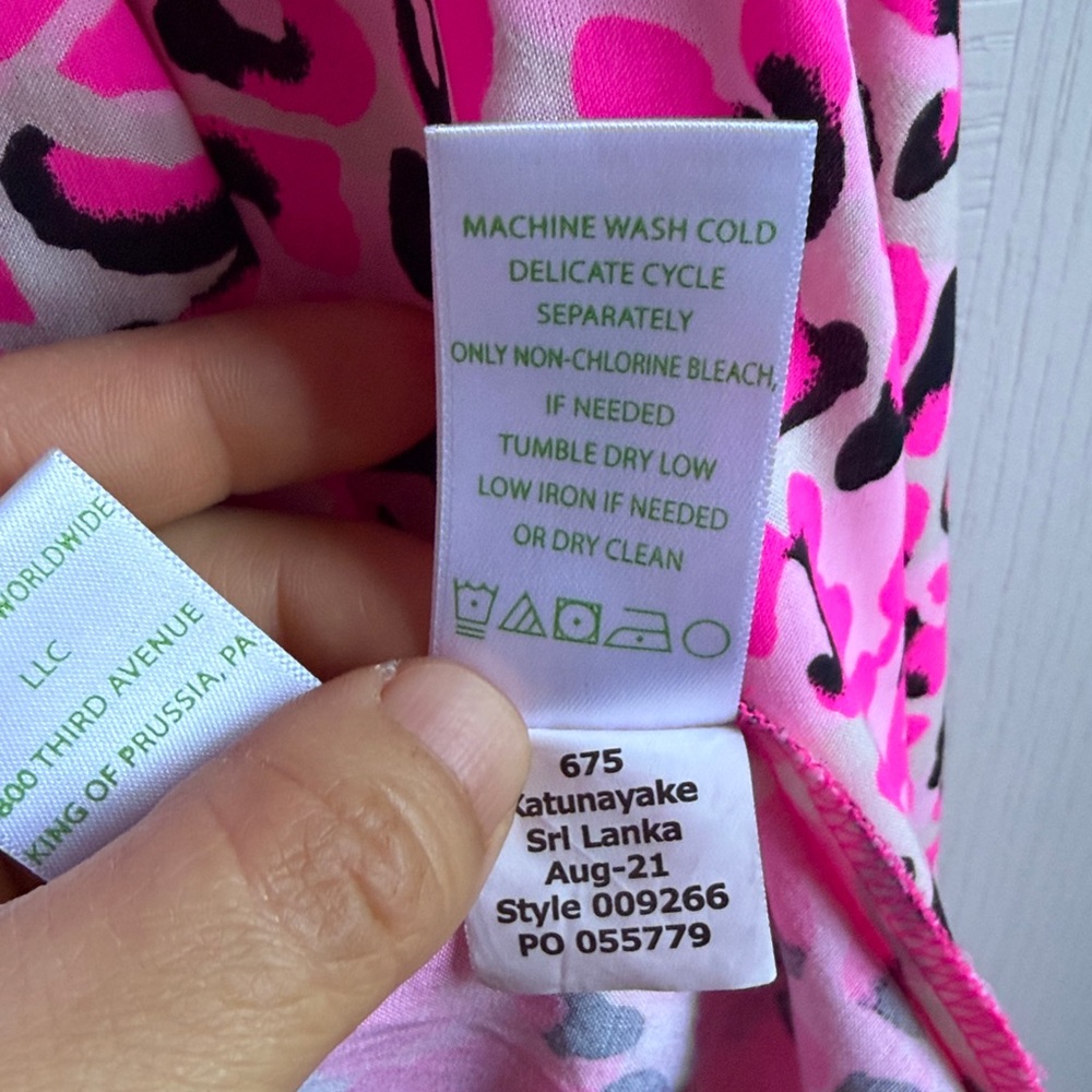 LIKE NEW Lilly Pulitzer XS Cynthia Swing Dress in Pink Topaz My Favorite Spot - Picture 12 of 14